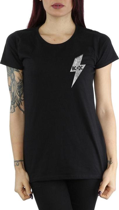 Produktbild AC/DC Small Lightning Bolt TShirt aus Baumwolle (S)
