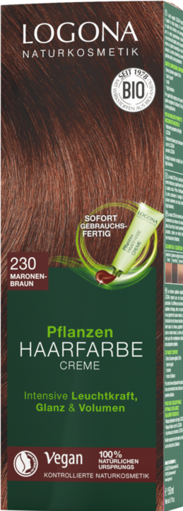 Image du produit Logona Crème colorante pour cheveux à base de plantes (230 marron brun châtain)