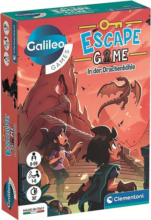 Actual product image Clementoni Galileo Escape Game In the Dragon's Lair 8+ (1 - 6 Players)