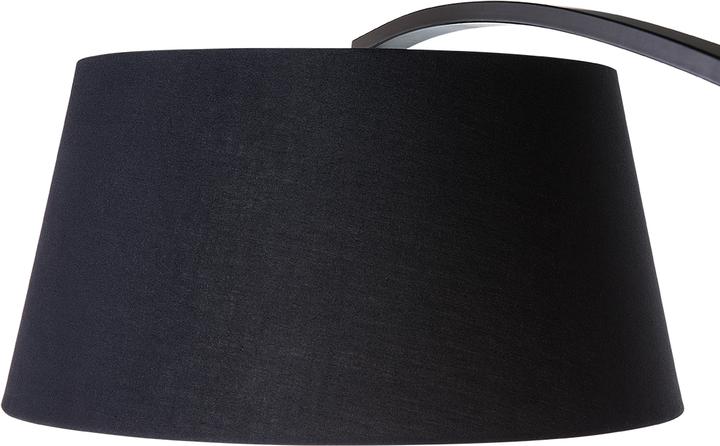 Image du produit Beliani Lampadaire noir 188 cm rond pied en marbre BENUE
