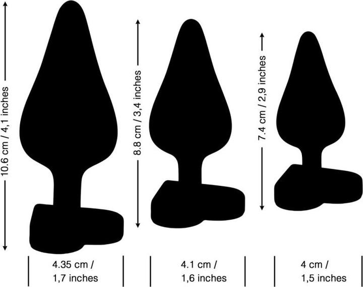 Produktbild Romp Luster Silikon Butt Plug Set