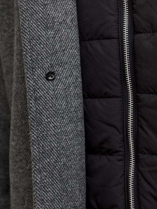 Actual product image Jack & Jones Jprcckeith Wool Blend Stancollar Coat Sn