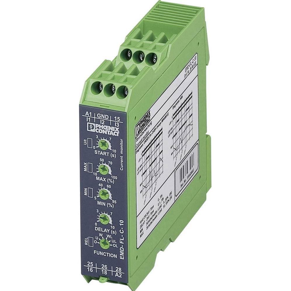 Phoenix Contact Monitoraggio della corrente del relè DPDT 3, 5A 24-240, Relais