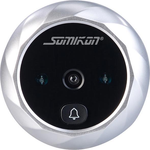 Produktbild Somikon Digitale Türspion-Kamera mit 7,1-cm-Farbdisplay (2,8") und Nachtsicht (Digital)
