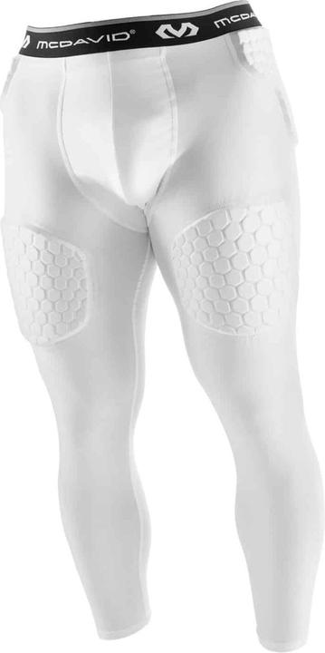 Actual product image McDavid Compressive 3/4 leggings with protectors for men (M)