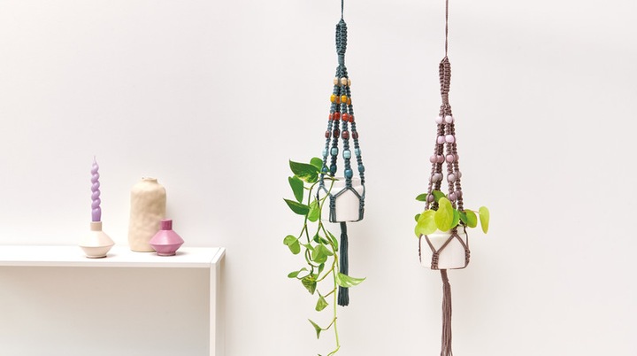 Image du produit Rico Design Perles en bois Makramee couleur terre, 24 pièces