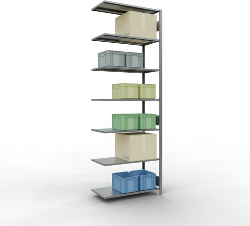 Image du produit Schulte Lagertechnik Système d'assemblage de rayonnages MULTIplus85 avec traverses de longueur