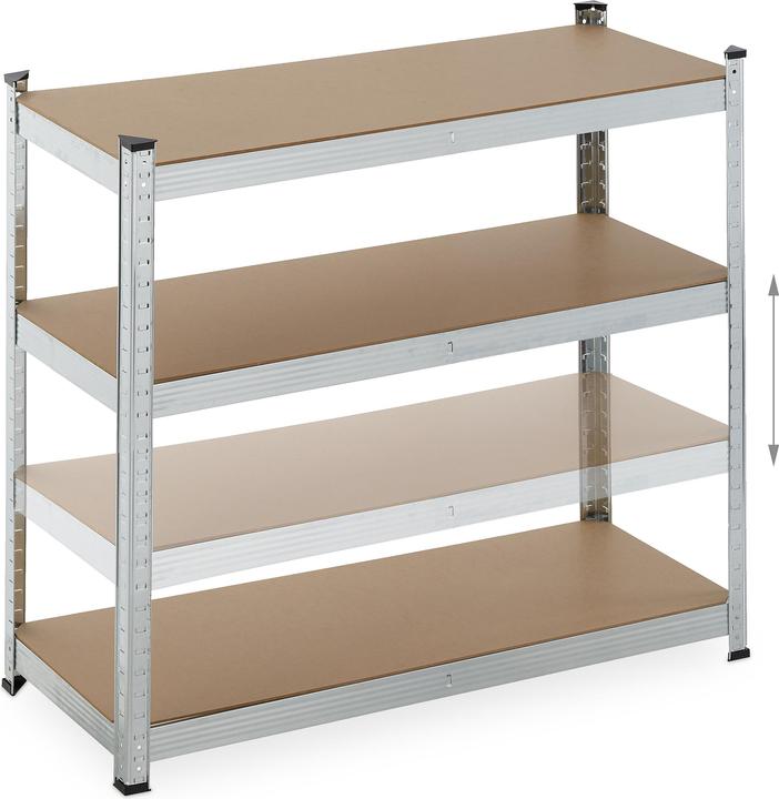 Actual product image Relaxdays 2x heavy duty shelving