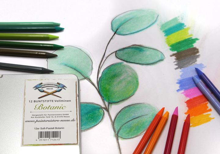 Image du produit Paintersisters Crayons à bille Softpastell 12pcs (Multicolore, 12 x)