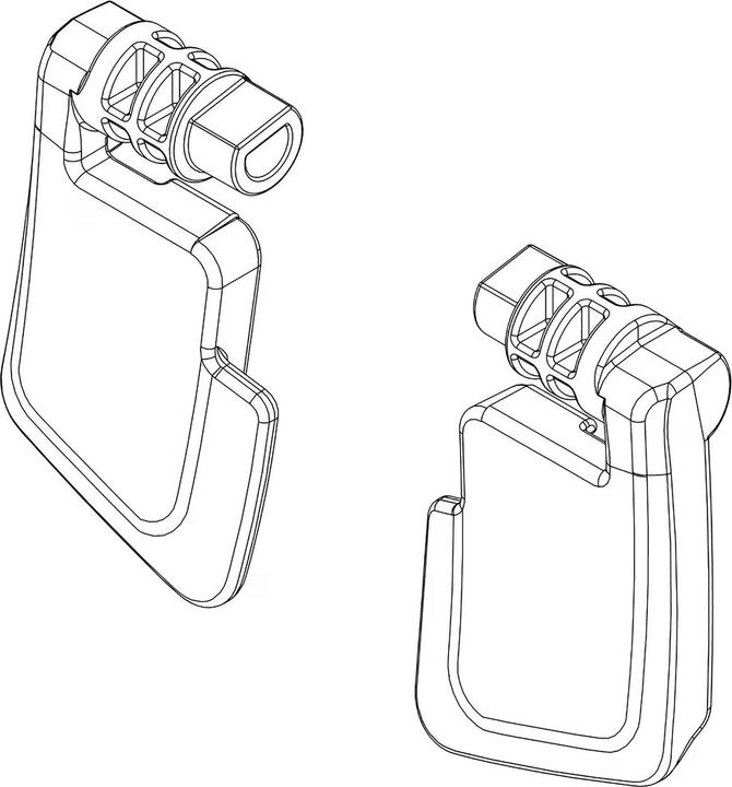 Thule Foot support Lever L+R RA Lite