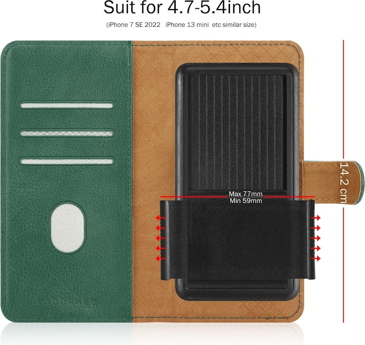Actual product image Cadorabo Case for LG L9 II Book Cover (LG Optimus L9 II)