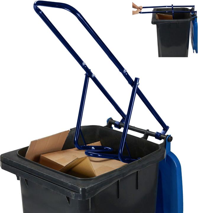 Produktbild Relaxdays Müllpresse Blau