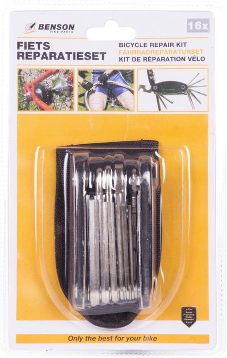 Image du produit Benson Kit de réparation vélo multitool