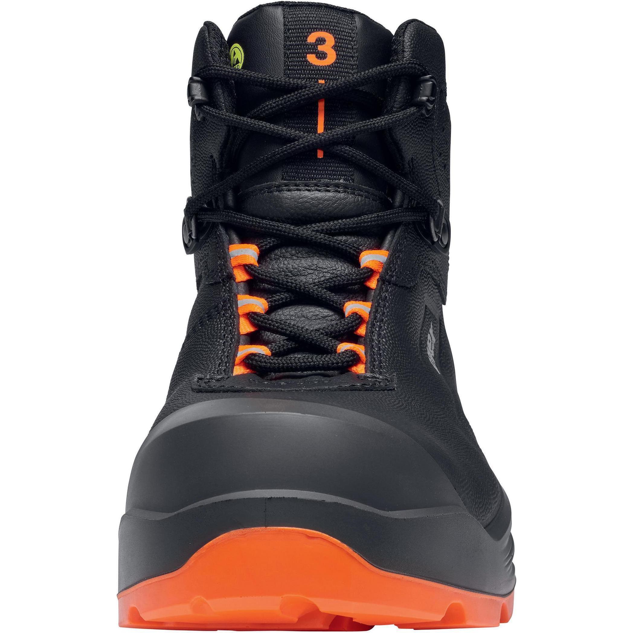 Thumbnail - Uvex Safety, Sicherheitsschuhe, 6873247 Sicherheitsstiefel S3 Schuhgrösse (EU): 47 Schwarz, Orange 1 Paar (S3, 47)