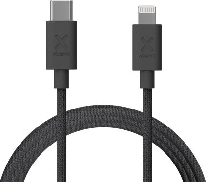 Xtorm USB-C -> Lightning 1.0m Go2 Cable black (1 m, USB 3.0, 60 W)