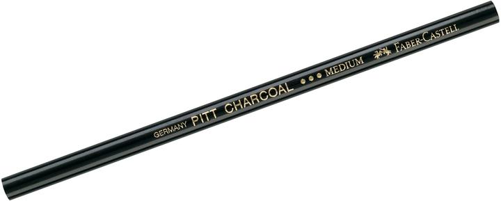 Actual product image Faber-Castell Charcoal pencil black medium (4 mm, M, 1 x)