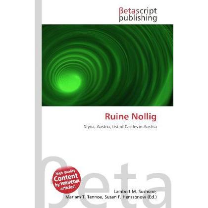 Ruine Nollig, Fachbücher