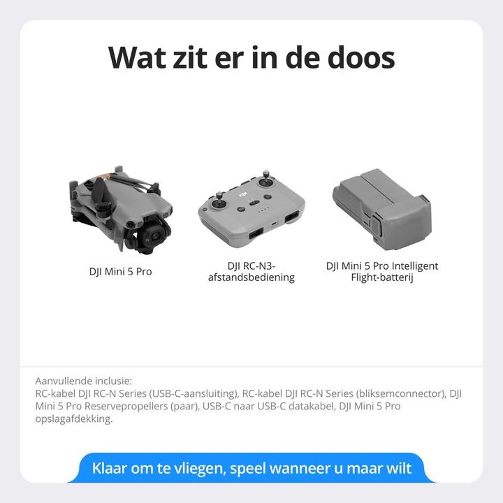 Image du produit DJI Mini 5 Pro (36 min, 249.90 g, 50 Mpx)