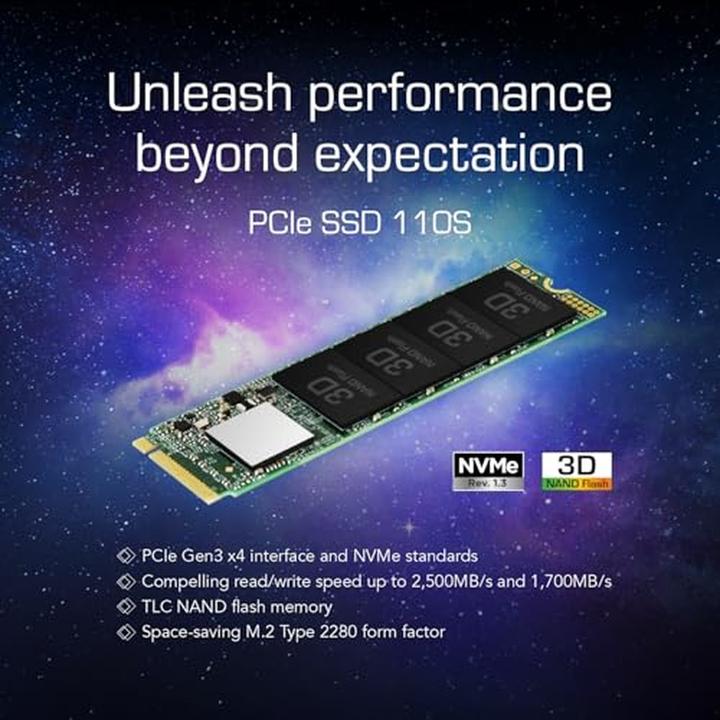 Actual product image Transcend 110S (1000 GB, M.2 2280)