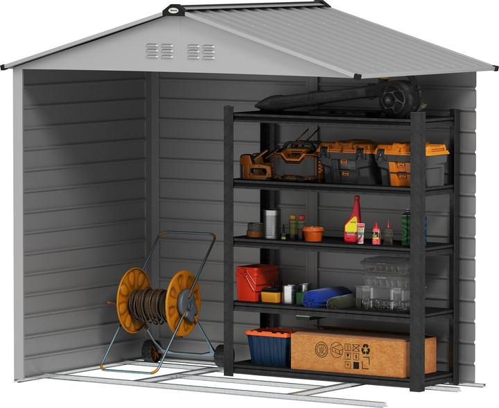 Produktbild Outsunny Gerätehaus Stahl Grau
