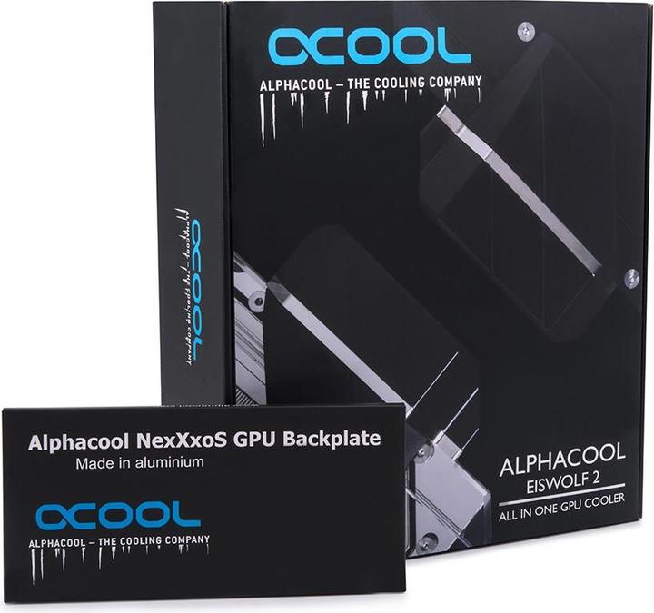 Actual product image Alphacool Icewolf 2 GPU AIO 360mm RTX 3080/3090 ROG Strix with backplate