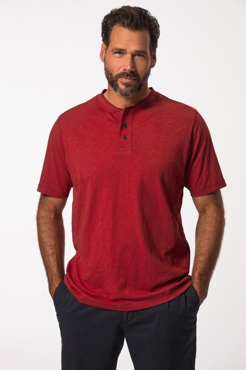 Produktbild JP1880 Henley, Halbarm, Rundhals mit Knopfleiste (8XL)