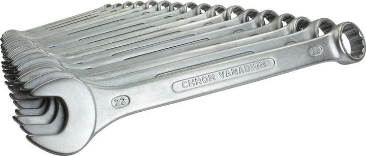 Actual product image Dönges Combination spanner set, DIN 3113, 17 pieces, 6-22 mm (22 mm, 8 mm, 10 mm, 14 mm, 21 mm, 18 mm, 11 mm, 7 mm, 12 mm, 19 mm, 17 mm, 20 mm, 15 mm, 13 mm, 6 mm, 9 mm, 16 mm)