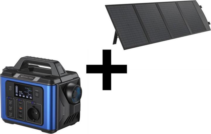 Produktbild Xlayer Powerstation Bundle und Solar Panel (155.40 Wh, 1.90 kg)