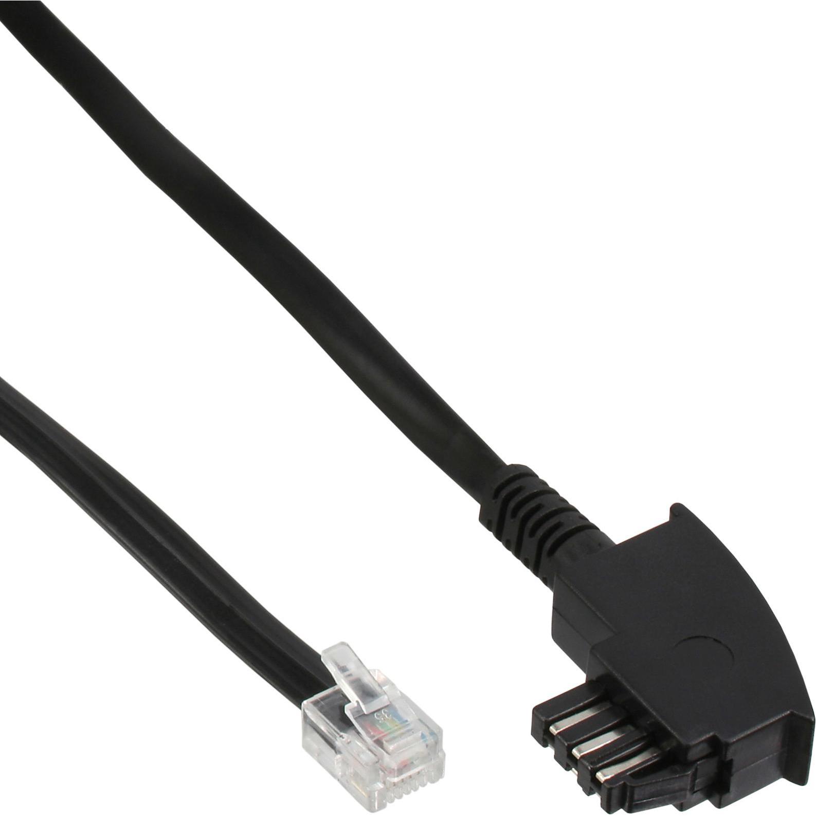 InLine TAE-N Anschlusskabel, Telefon Zubehör