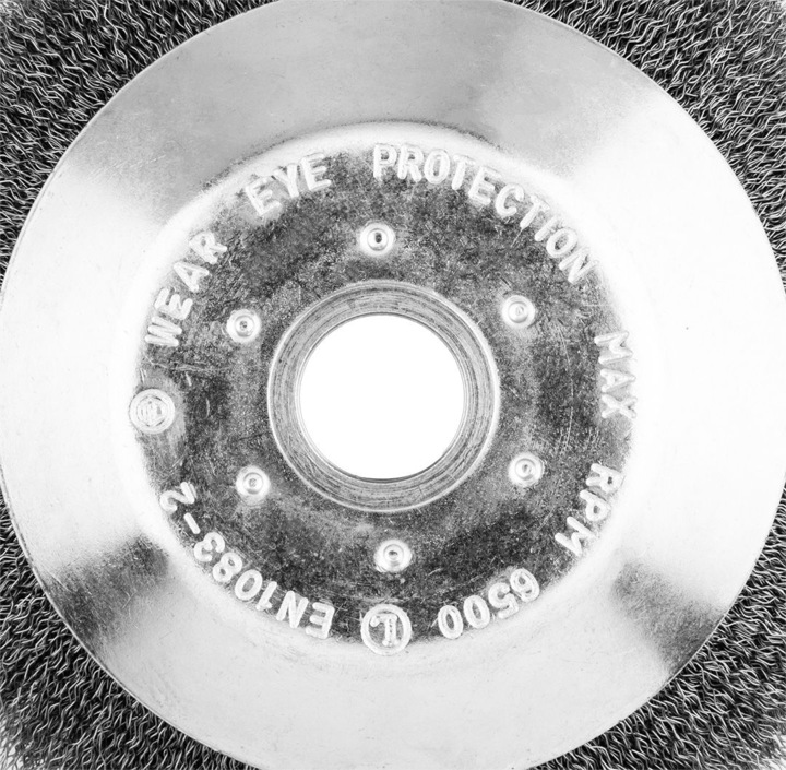 Produktbild Graphite Drahtbürste für Freischneider 200 x 25,4 mm, weiche, gewellte Drähte