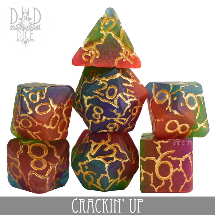 Actual product image DnD Dice Crackin' Up Dice Set