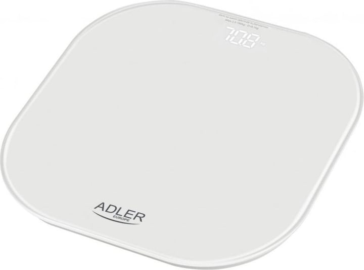 Actual product image Adler Bathroom Scale | AD 8188 | Maximum weight (capacity) 180 kg | Accuracy 100 g | White (180 kg)