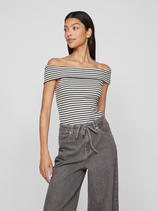 Produktbild Vila Gestreiftes Off Shoulder Top (L)