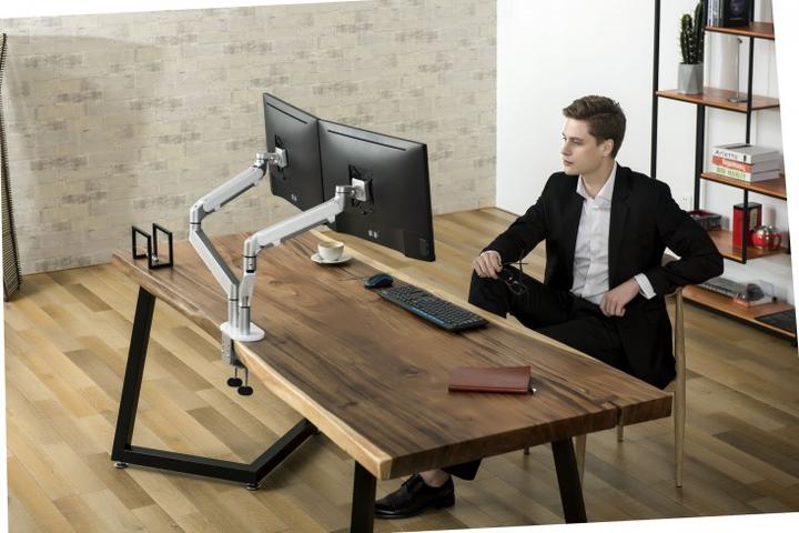 Actual product image Spire Dual Monitor Arm Ii (Table, 27", 9 kg)
