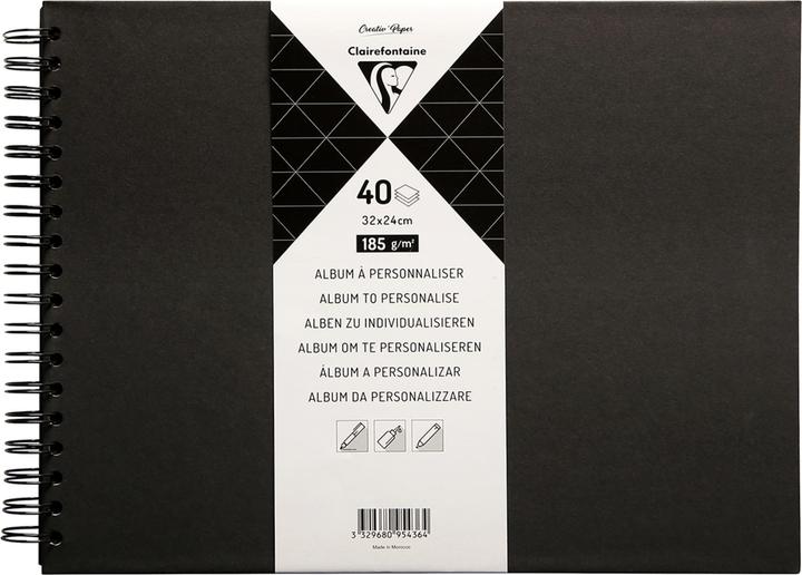 Image du produit Clairefontaine Carnets créatifs (32 x 24 cm, Blanc, Couverture rigide)