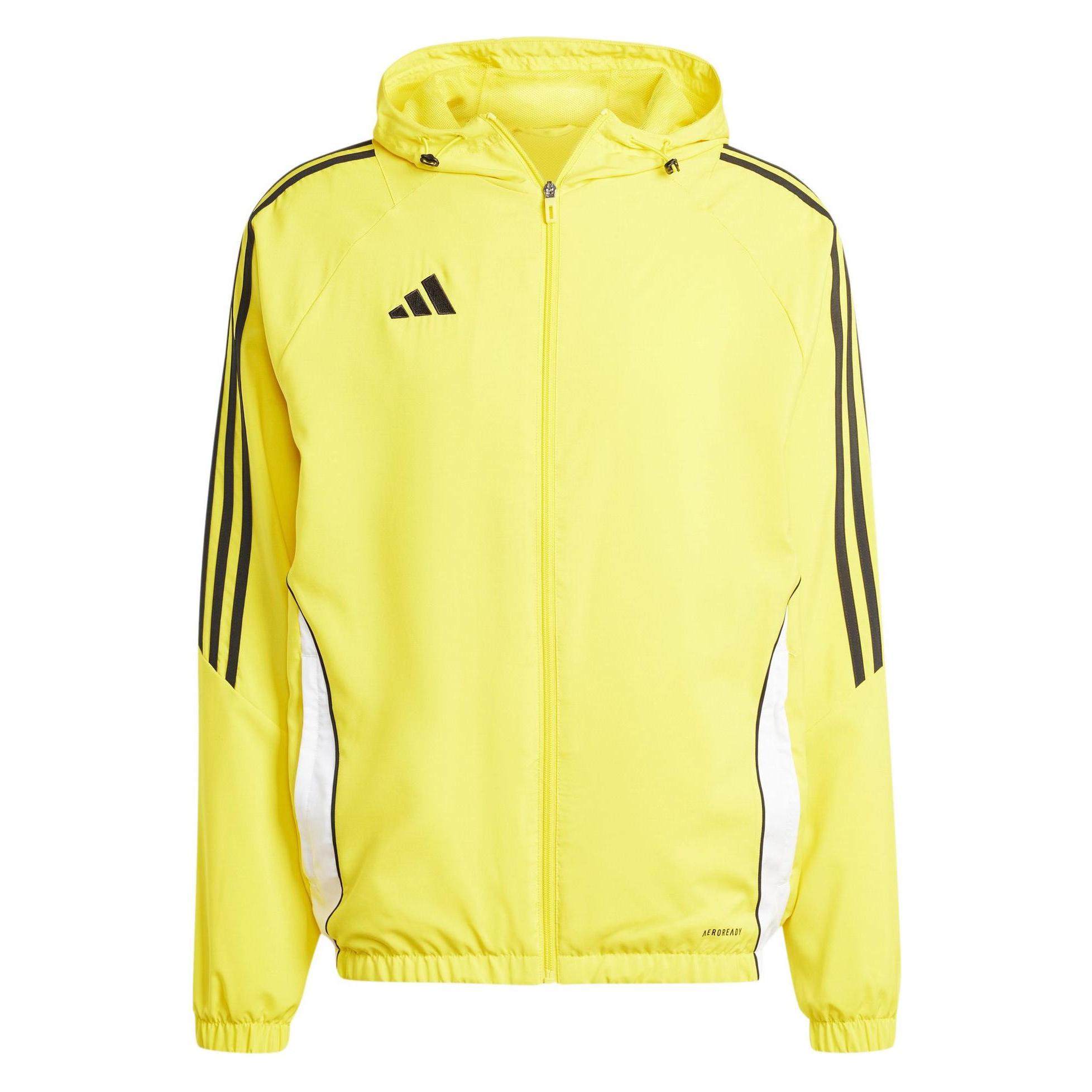 Adidas, Herren, Outdoorjacken, TIRO24 Wb (Xxl), Weiss, Schwarz, Gelb, Xxl