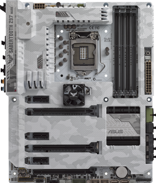 Produktbild ASUS Sabertooth Z97 Mark S (LGA 1150, Intel Z97, ATX)