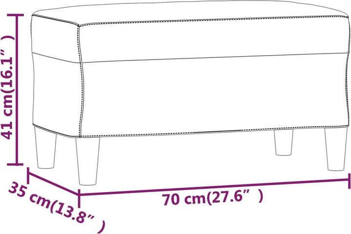 Image du produit vidaXL Bank (35 cm)