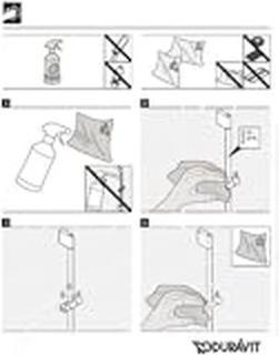 Image du produit Duravit Pommes de douche et accessoires Barre de douche 800 Noir mat