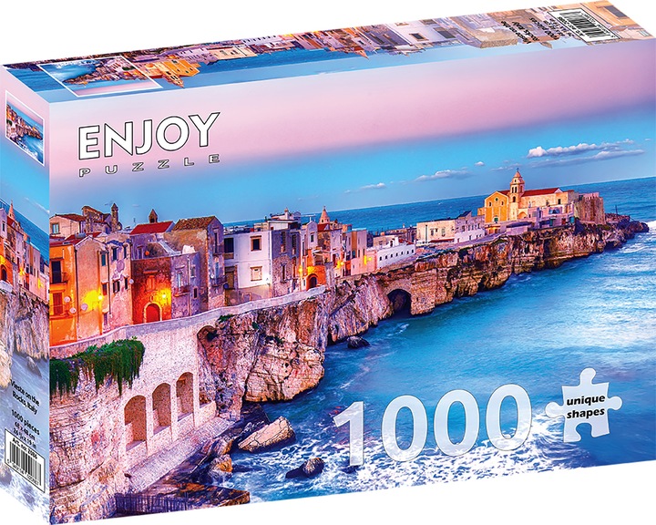Produktbild Enjoy Puzzle ENJOY-2086 - Vieste on the Rocks, Italy, Puzzle, 1000 Teile (1000 Teile)