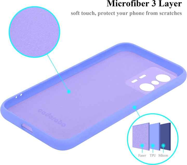 Actual product image Cadorabo TPU Liquid Silicone Case Cover for Xiaomi 11T / 11T PRO (Xiaomi 11T)