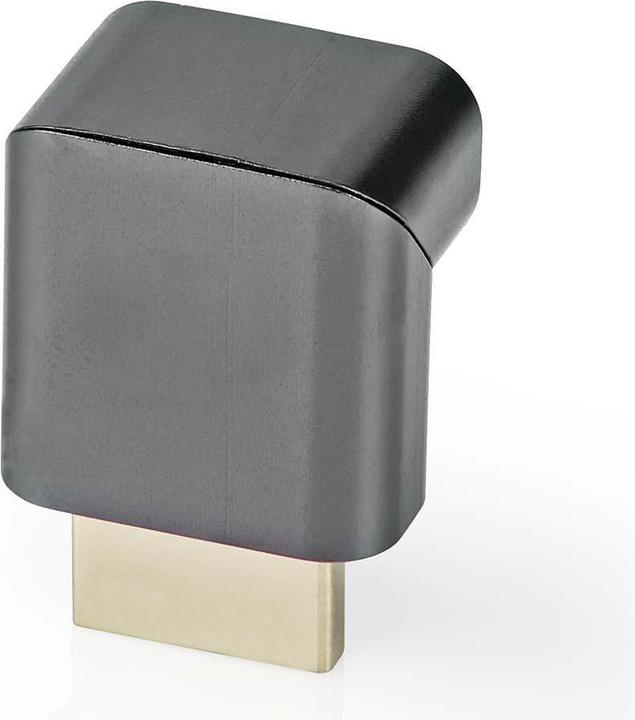 Produktbild Nedis HDMIT Adapter HDMIT Connector / HDMIT Male HDMIT Female / HDMIT Output Gold Plated Angled 90° (HDMI)