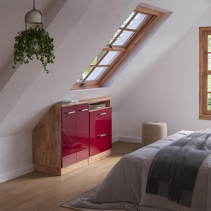 Produktbild Vicco Küchenschrank für Dachschrägen R-Line (120 x 46 x 81.60 cm)