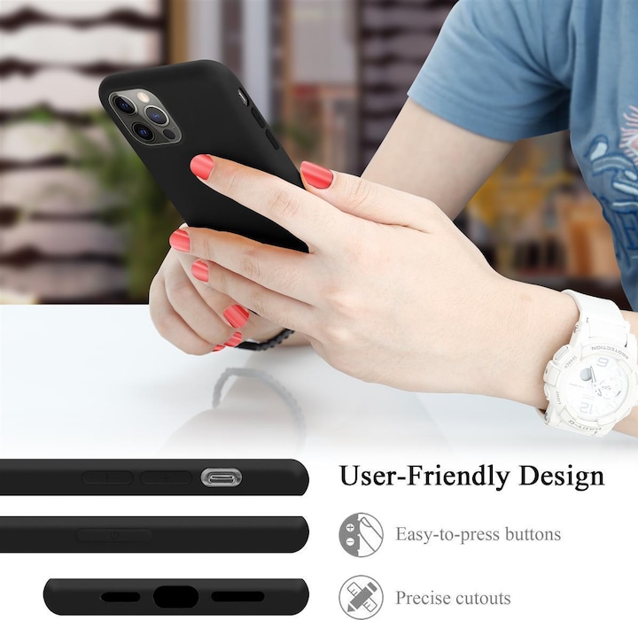 Actual product image Cadorabo Bumper TPU Liquid Silicone Case (Apple iPhone 13)