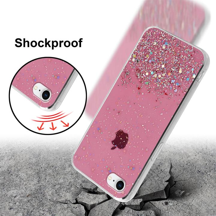 Immagine prodotto Cadorabo Copertura in TPU scintillante (Apple iPhone 7, Apple iPhone SE (seconda generazione))