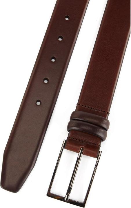 Actual product image BOSS Mens Carmello Plain Leather Belt (85)