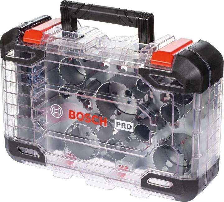 Immagine prodotto Bosch Professional Zubehör Set di seghe a tazza PRO Multi Material PC Plus, 14 pezzi. (20, 22, 25, 32, 35, 40, 44, 51, 60, 68, 76 mm)