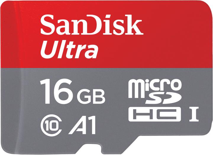 Produktbild Sandisk Ultra microSD A1 (16 GB, microSDHC, U1, UHS-I)