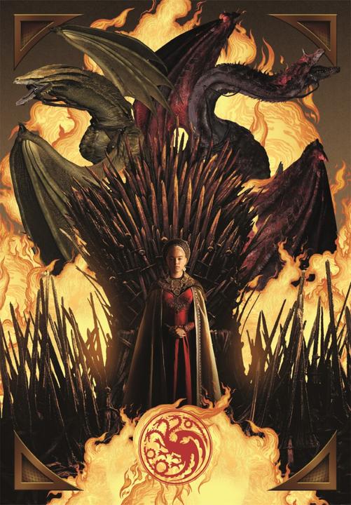 Actual product image Clementoni HOUSE OF THE DRAGON - Throne de Fer - Puzzle 1000P (1000 pieces)