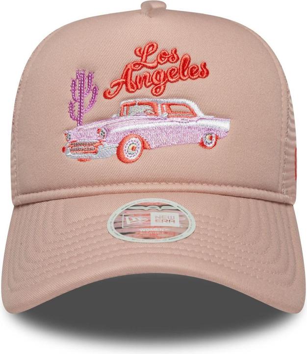 Produktbild New Era Damen A-Frame Trucker Cap Western Los Angeles Rosa